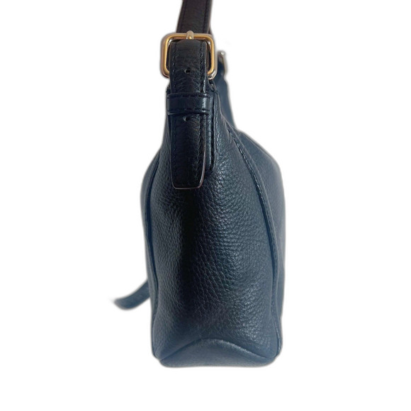 Kate Spade New York Black Pebbled Leather Crossbody Bag Tassel Purse - Picture 4 of 12